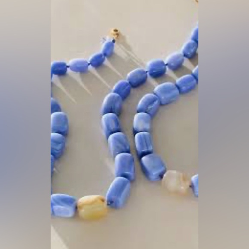 Elegant Lavender Orion semi precious Beaded Necklace